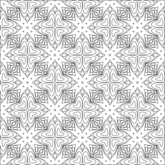 Vector geometric pattern. Repeating elements stylish background abstract ornament for wallpapers and 

backgrounds. Black and white colors 