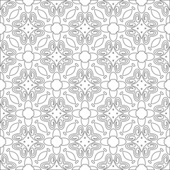 Vector geometric pattern. Repeating elements stylish background abstract ornament for wallpapers and 

backgrounds. Black and white colors 