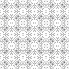 Vector geometric pattern. Repeating elements stylish background abstract ornament for wallpapers and 

backgrounds. Black and white colors 