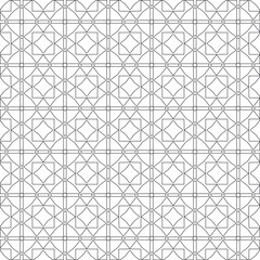 Vector geometric pattern. Repeating elements stylish background abstract ornament for wallpapers and 

backgrounds. Black and white colors 