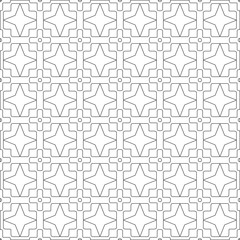 Vector geometric pattern. Repeating elements stylish background abstract ornament for wallpapers and 

backgrounds. Black and white colors 