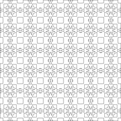 Vector geometric pattern. Repeating elements stylish background abstract ornament for wallpapers and 

backgrounds. Black and white colors 