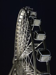 ferris wheel at night