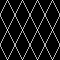 Seamless vector pattern with white line rhombuses