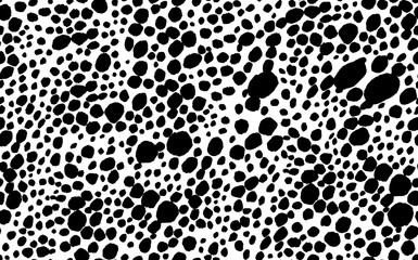 Abstract modern leopard seamless pattern. Animals trendy background. Black and white decorative vector stock illustration for print, card, postcard, fabric, textile. Modern ornament of stylized skin