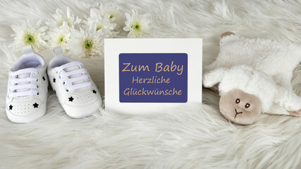 Glückwünsche zum Baby
