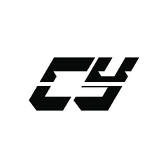 CY Logo Design Vector Template. CY Letter Logo Design.