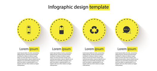 Set Burrito, , Beans and Hola. Business infographic template. Vector © vector_v