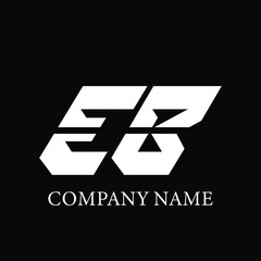 EB  Logo Design Vector Template EB  Letter Logo Design.