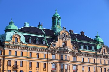 Fototapeta na wymiar Stockholm landmark - Kvarteret Bodarna