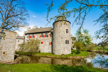Medieval Water Castle Ratingen, near Dusseldorf, Germany