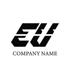 EV Logo Design Vector Template EV Letter Logo Design.