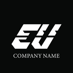 EV Logo Design Vector Template EV Letter Logo Design.