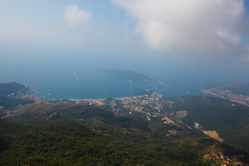 Montenegro, Rafailovici. view on sea beach