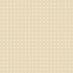 Cream and white Polka Dot seamless pattern. Vector background.