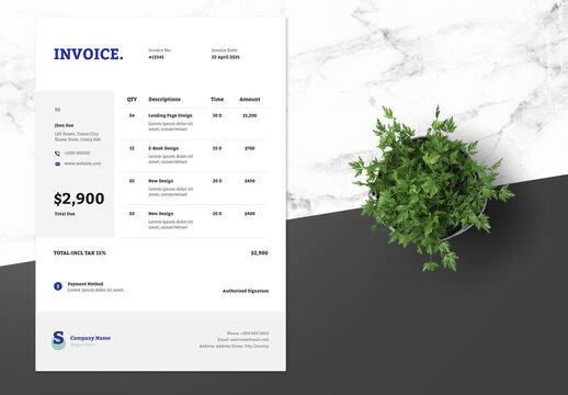 Modern Furniture Flyer with Brown  Accents