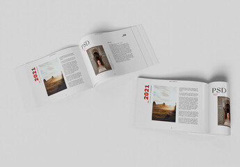 Two Magazine Mockup