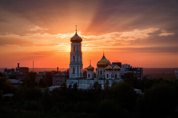 Fototapeta na wymiar Sludskaya Church, Perm city
