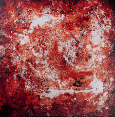 Grunge vintage red background texture