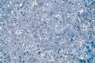 Obraz premium Abstract background of blue glass rhinestones