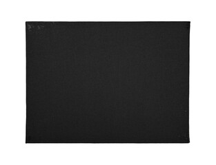 Fototapeta premium Blank white canvas on stretcher isolated