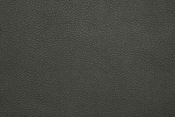 Background texture of black natural leather grain