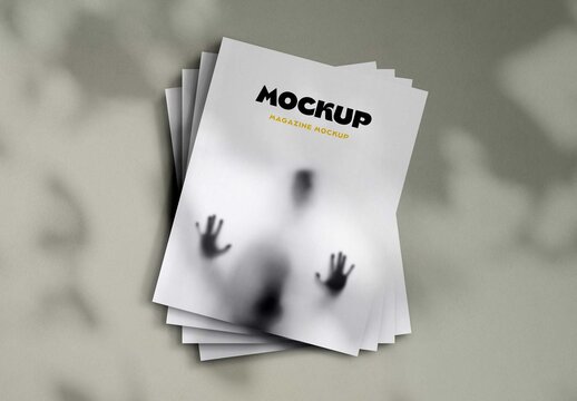 Minimal Stack Magazine Cover Mockup