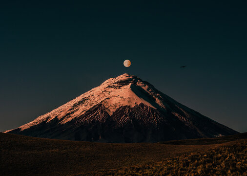Volcán Cotopaxi en Ecuador