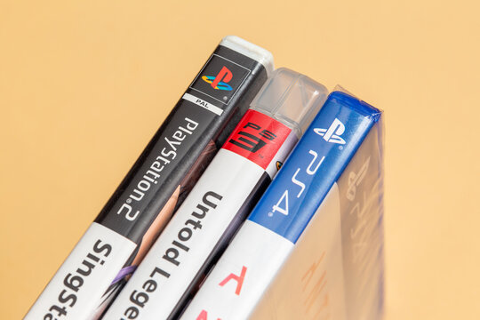 evolution of playstation game cases and logo