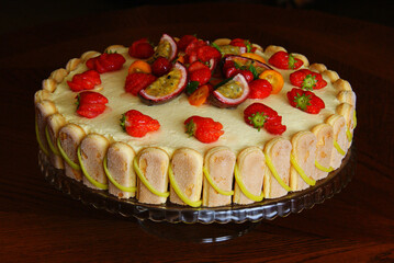 Strawberry cake