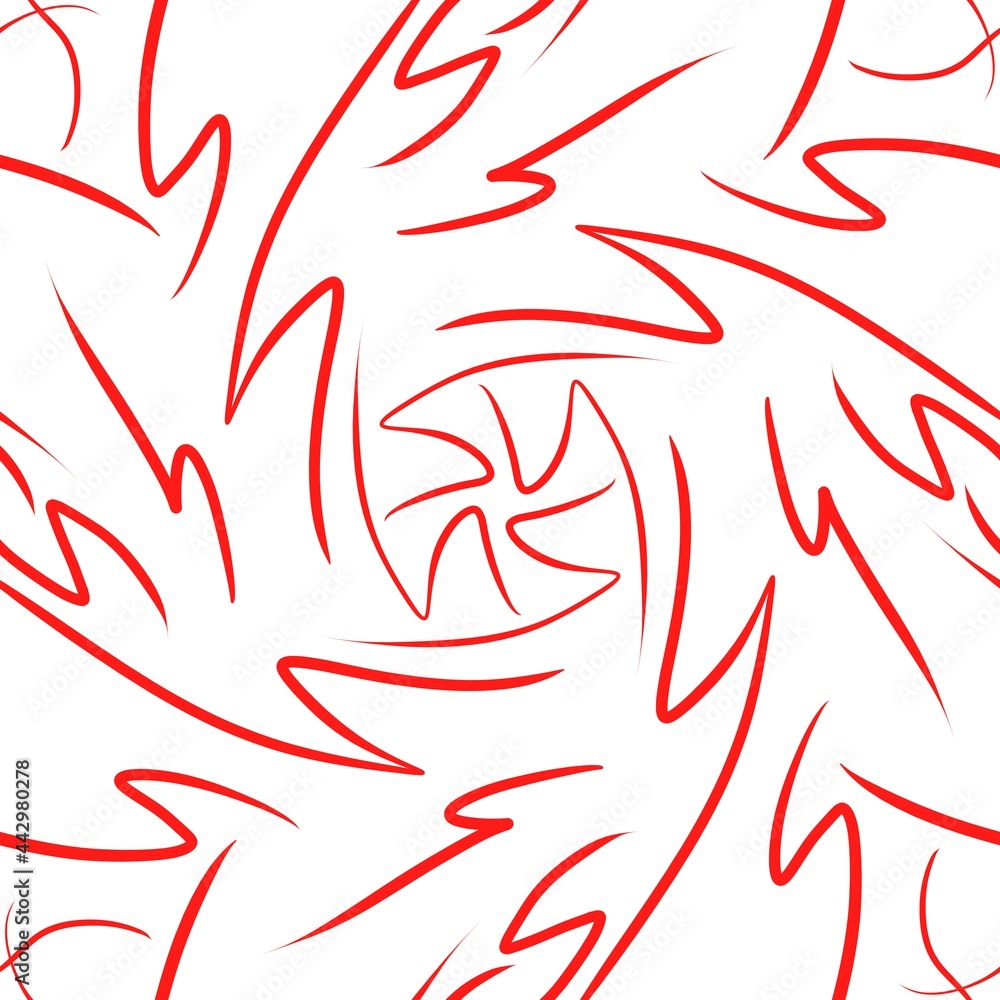 Poster seamless looping pattern of lines on a white background. abstract pattern.