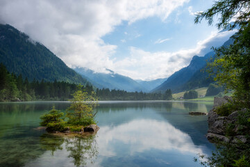 Beautiful natural lake 