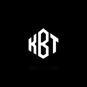 KBT letter logo design with polygon shape. KBT polygon logo monogram. KBT cube logo design. KBT hexagon vector logo template white and black colors. KBT monogram, KBT business and real estate logo. 