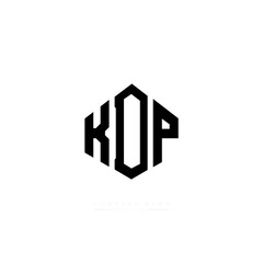 KDP letter logo design with polygon shape. KDP polygon logo monogram. KDP cube logo design. KDP hexagon vector logo template white and black colors. KDP monogram, KDP business and real estate logo. 