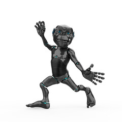 cyber monkey is happy