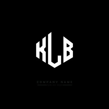 KLB letter logo design with polygon shape. KLB polygon logo monogram. KLB cube logo design. KLB hexagon vector logo template white and black colors. KLB monogram, KLB business and real estate logo. 