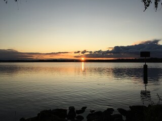 Sonnenuntergang am Tegeler See (3)