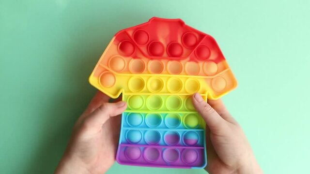 simple dimple pop it popit anti-stress sensory toy