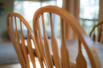 Chair at dinner table