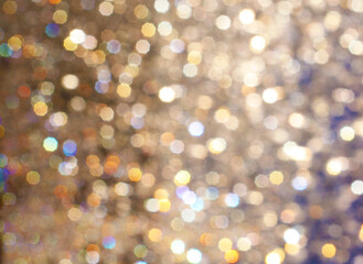 Obraz premium Abstract texture. Natural bokeh and bright golden lights