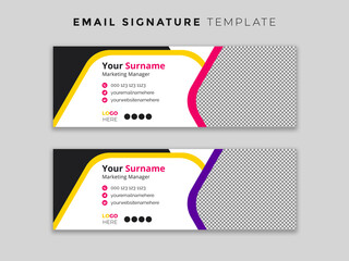 Email Signature Template Design