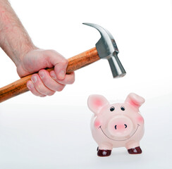 Breaking a piggy Bank