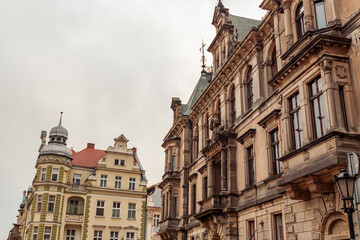Fototapeta na wymiar main town hall of klodzko town in poland
