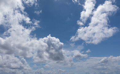 blue sky with clouds