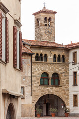 Bergamo  is a city in the alpine Lombardy region of northern Italy, approximately 40 km (25 mi) northeast of Milan, and approximately 30 km (19 mi) from Switzerland, the alpine lakes Como and Iseo.