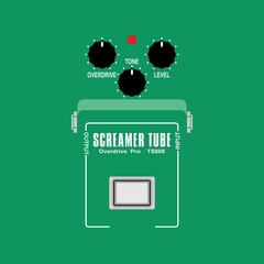 guitar pedal over drive effect