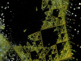 Imaginatory fractal background generated Image