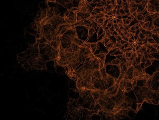 Imaginatory fractal background generated Image