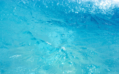 Fototapeta na wymiar Water surface blue background