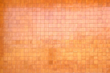 Red tile wall background
